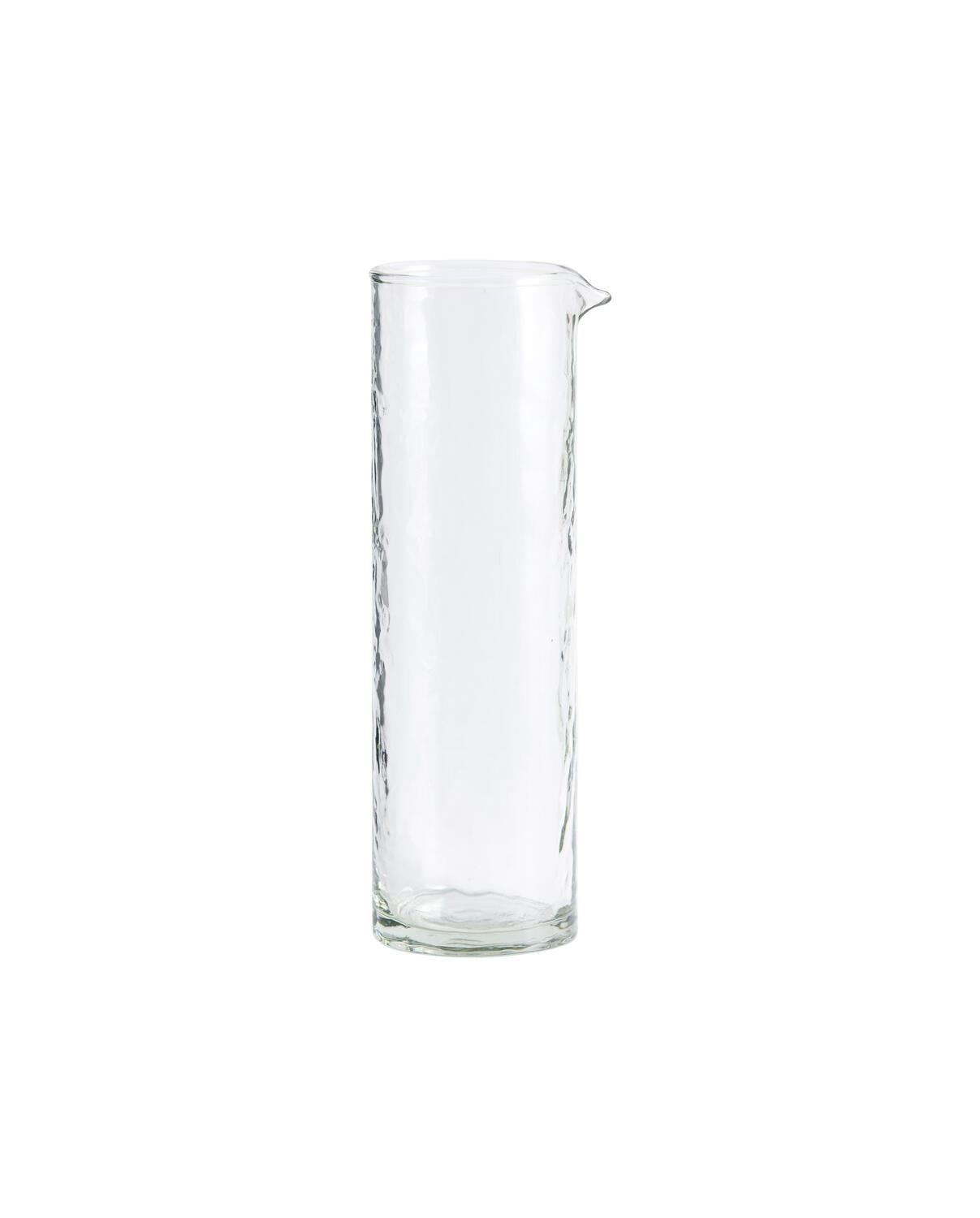 Vita glaskande, H25 cm - klar